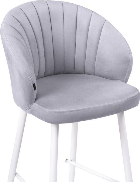 Изображение товара Стул барный Woodville Бэнбу полубарный (Velutto 49/белый)