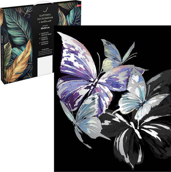 Изображение товара Картина по номерам Феникс+ Бабочки / 67988
