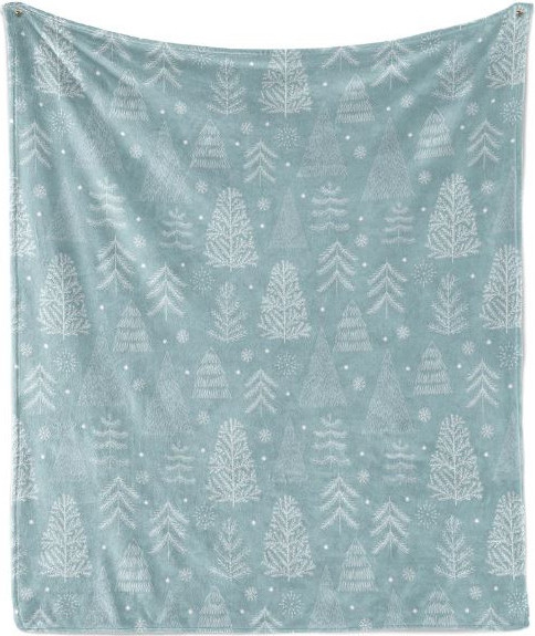 Изображение товара Плед JoyArty Зимние ели / blan_182114 (130x180)