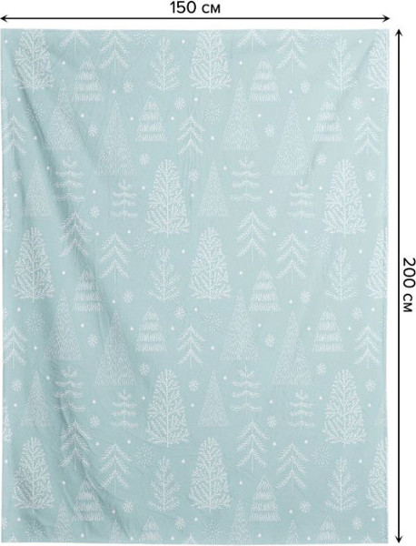 Изображение товара Плед JoyArty Зимние ели / blan_182114 (130x180)