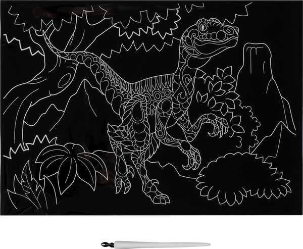 Изображение товара Гравюра Три совы Динозавр / GA4_49928