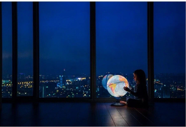 Изображение товара Глобус Globen Политический с подсветкой Классик Евро / Ке012500190