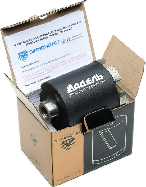 Изображение товара Коронка АдельD DH-D400Т 68/65 M16 R 6LSP / DH68-DT