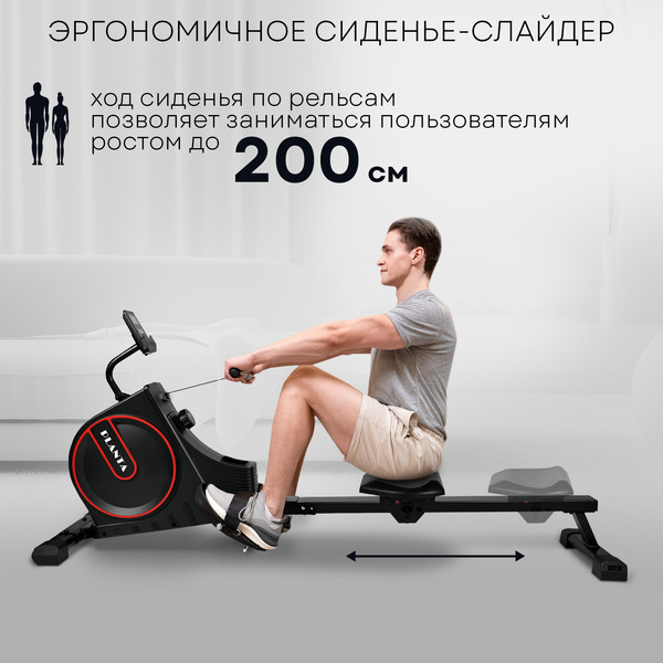 Изображение товара Гребной тренажер PLANTA FD-ROW500
