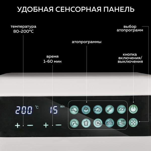 Изображение товара Аэрогриль GFGRIL GFA-6500