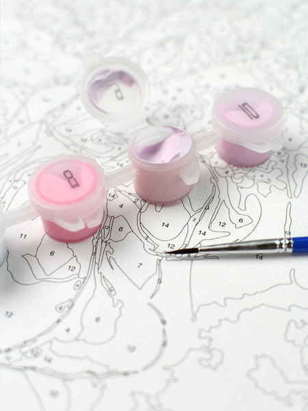 Изображение товара Картина по номерам Феникс+ Девушка-цветок / 67919