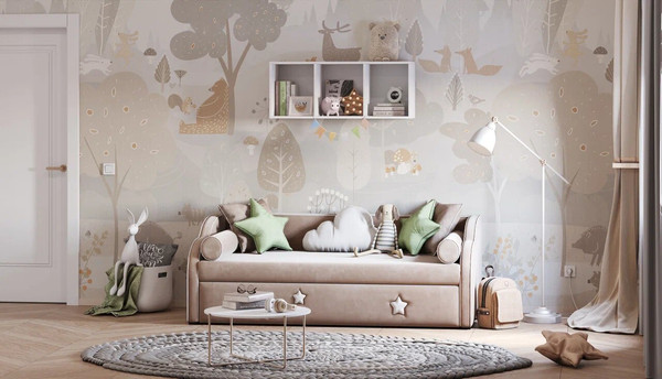 Изображение товара Полка Polini Kids Mirum 100 / 0002562.9 (белый)