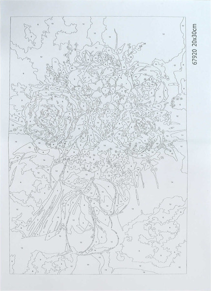 Изображение товара Картина по номерам Феникс+ Букет невесты / 67920