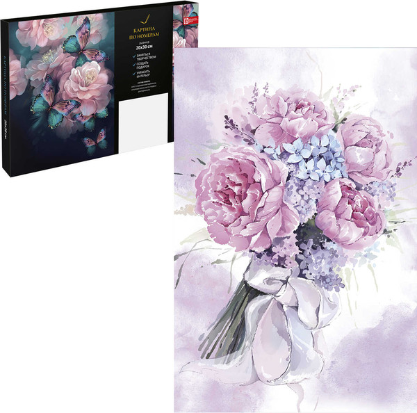 Изображение товара Картина по номерам Феникс+ Букет невесты / 67920