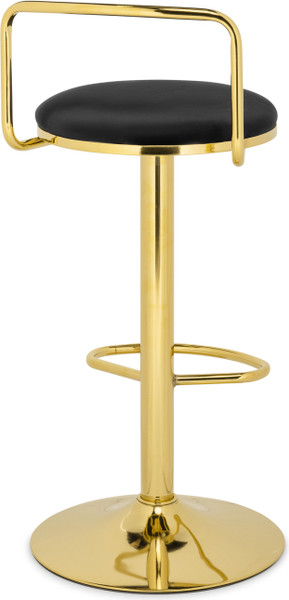 Изображение товара Стул барный Woodville Lusia полубарный (черный/золотой)