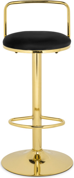 Изображение товара Стул барный Woodville Lusia полубарный (черный/золотой)