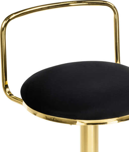 Изображение товара Стул барный Woodville Lusia полубарный (черный/золотой)