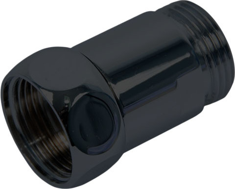 Изображение товара Американка Luxon Прямая для полотенцесушителя 3/4"x1/2" г/ш Ral 9005 (черный)