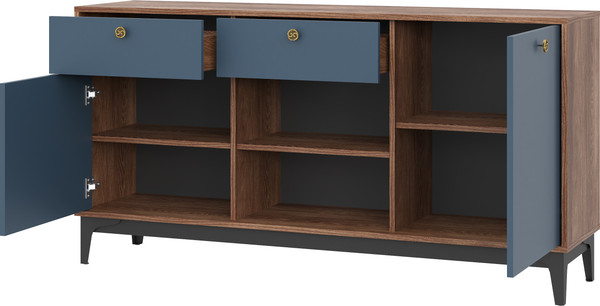 Изображение товара Тумба НК Мебель Brass KM-1 (синий)