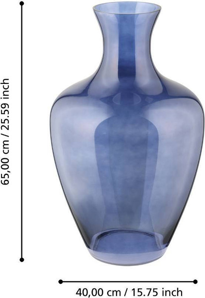 Изображение товара Ваза Eglo Longkali 421377 (стекло, синий)
