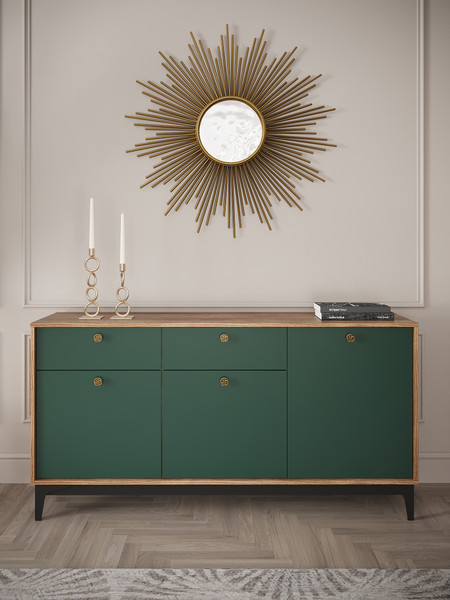 Изображение товара Тумба НК Мебель Brass KM-3 (изумруд)