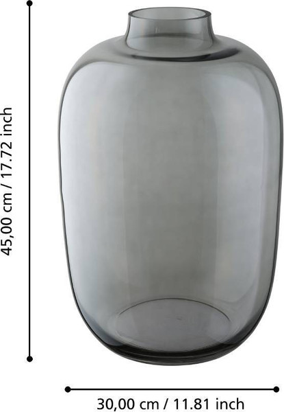 Изображение товара Ваза Eglo Culasi 421389 (стекло, серый)
