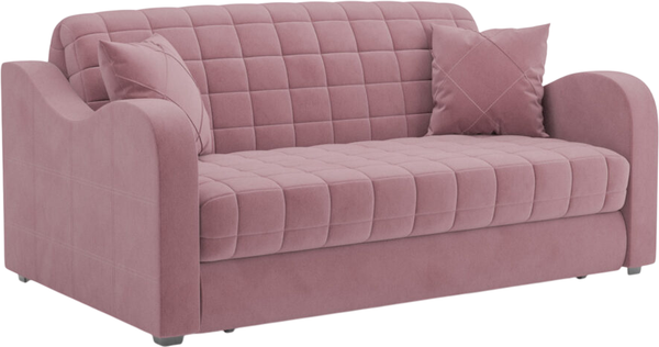 Изображение товара Диван Mebel-Ars Аккордеон Барон №4 НПБ 155x200 (велюр пудра НВ-178/18)