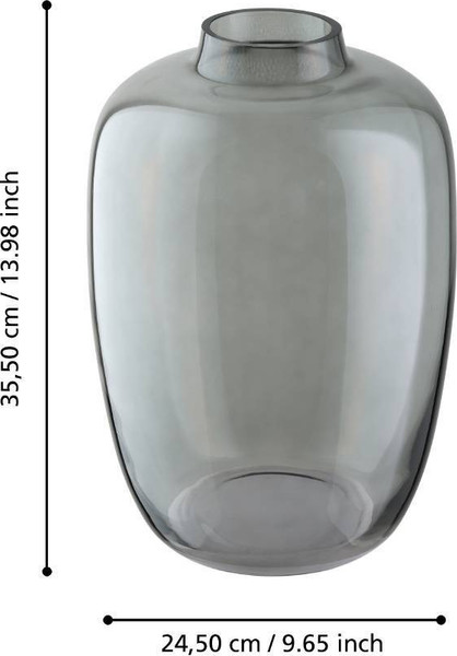 Изображение товара Ваза Eglo Culasi 421393 (стекло, серый)
