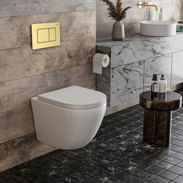 Изображение товара Унитаз подвесной с инсталляцией Roxen StounFix Dual Fresh 968454