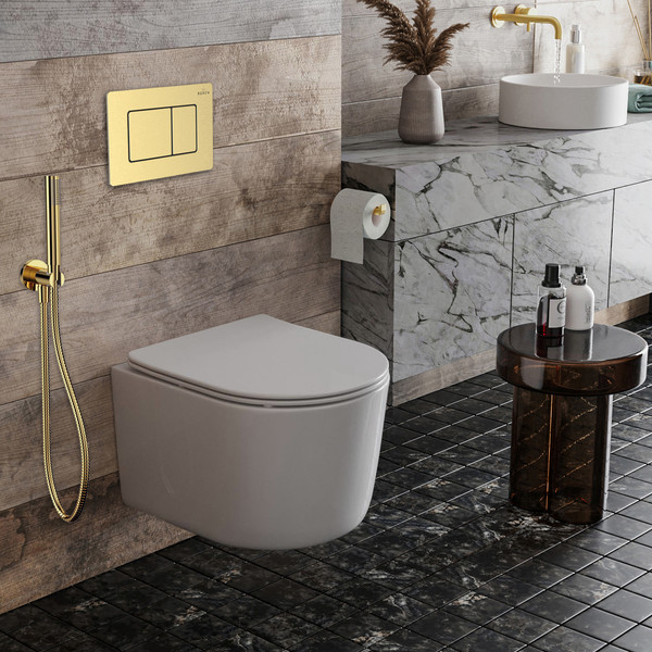 Изображение товара Унитаз подвесной с инсталляцией Roxen StounFix Dual Fresh 968480