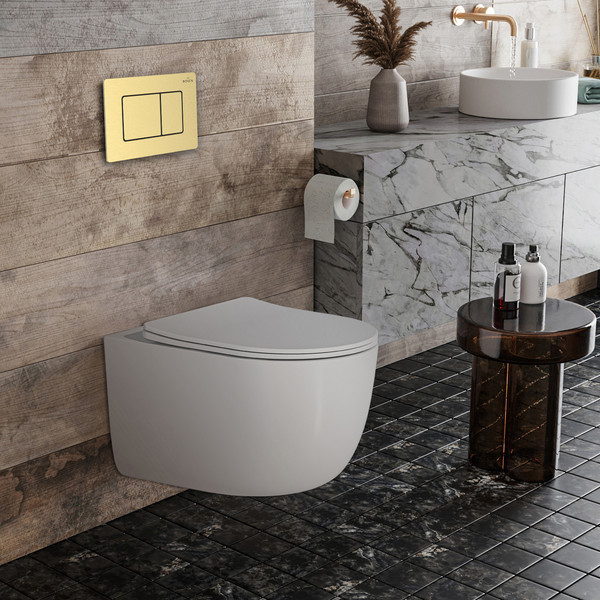 Изображение товара Унитаз подвесной с инсталляцией Roxen StounFix Dual Fresh 968483