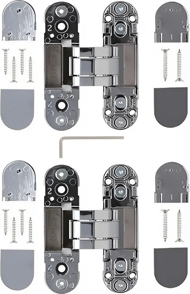 Изображение товара Петля дверная Apecs 110x30-3D-Z-CR (R15)