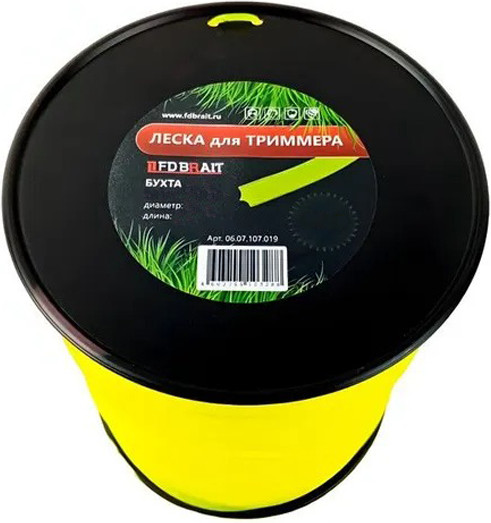 Изображение товара Леска для триммера Brait 2.40x110 / 240110 SQTW