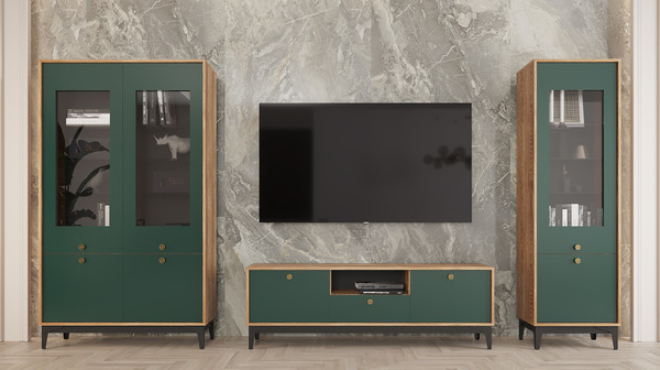 Изображение товара Тумба НК Мебель Brass ТВ-1 (изумруд)