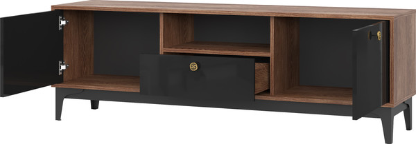 Изображение товара Тумба НК Мебель Brass ТВ-1 (черный глянец)