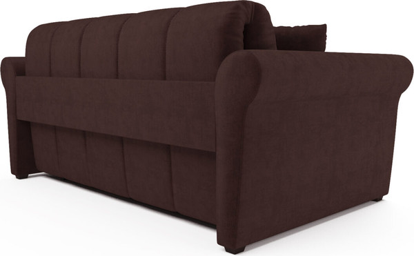 Изображение товара Диван Mebel-Ars Аккордеон Гранд НПБ 140x200 (велюр шоколадный НВ-178/16)