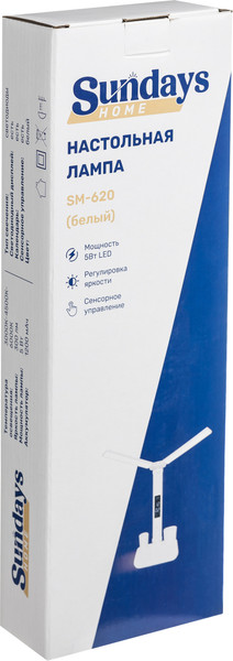 Изображение товара Настольная лампа Sundays Home SM-620 (белый)