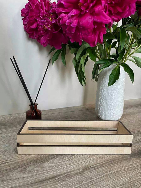 Изображение товара Органайзер для столовых приборов ОМурМебель с рейками (бежевый)