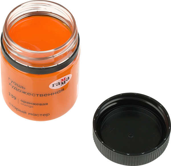Изображение товара Гуашь ГАММА Старый мастер / 12112040139 (40мл, оранжевый)
