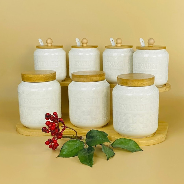 Изображение товара Набор емкостей для хранения Lenardi Bamboo 140-133