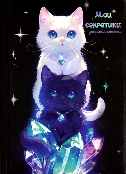 Изображение товара Записная книжка Феникс+ Два кота / 68998