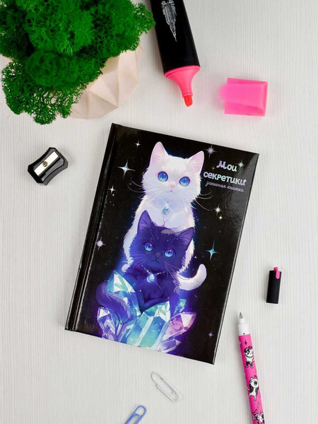 Изображение товара Записная книжка Феникс+ Два кота / 68998