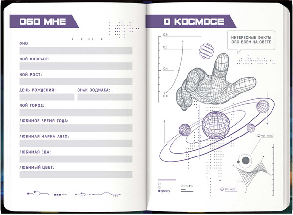 Изображение товара Записная книжка Феникс+ Неоновое будущее / 65916