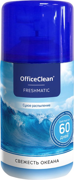 Изображение товара Сменный блок для освежителя воздуха OfficeClean Свежесть океана (250мл)