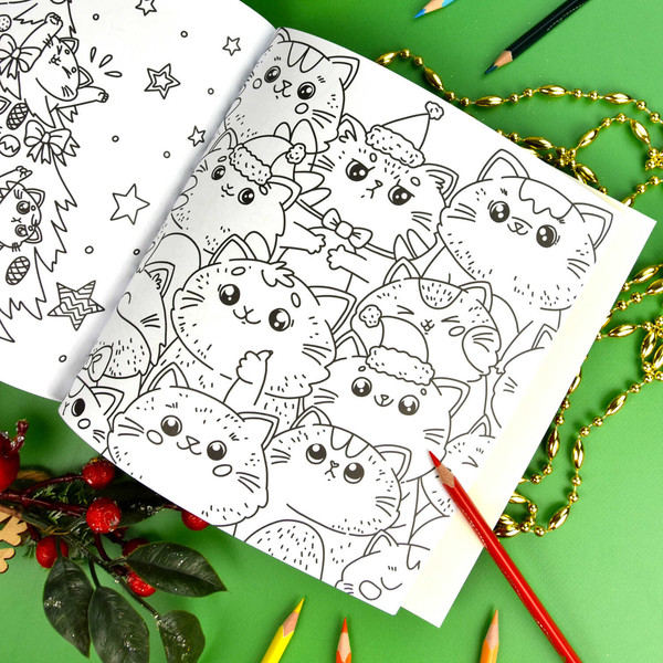 Изображение товара Раскраска Феникс+ Раскраска с котиками Замурррчательного нового года / 67901