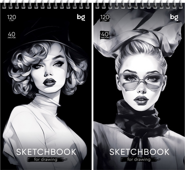 Изображение товара Скетчбук BG Fashion Week / СА540гр_58933 (40л)