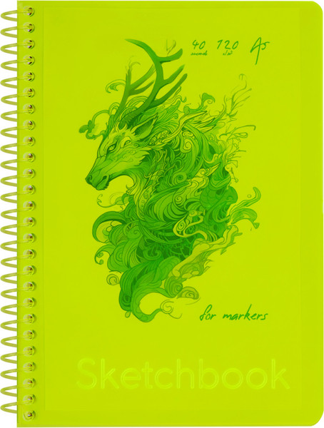 Изображение товара Скетчбук BG Neon. Yellow / СА540гр_59314 (40л)