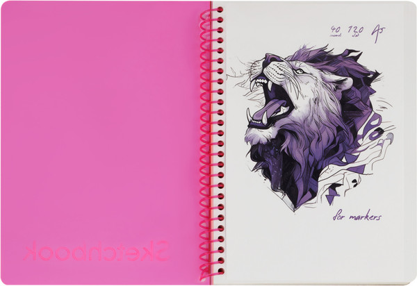 Изображение товара Скетчбук BG Neon. Pink / СА540гр_59315 (40л)