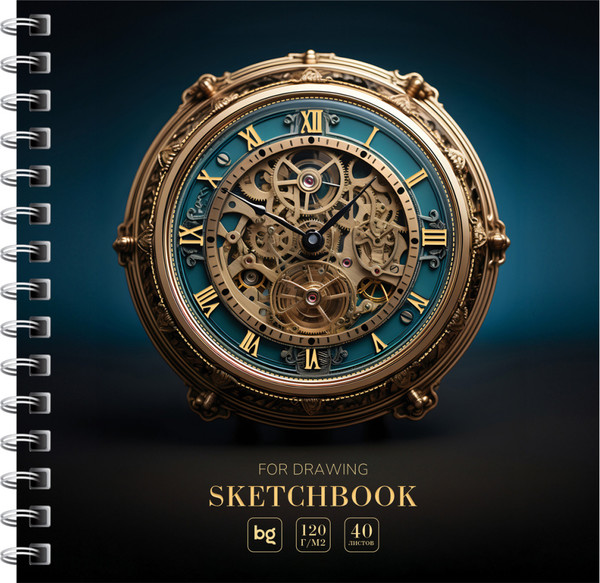 Изображение товара Скетчбук BG Steampunk.Time / Скв40гр_58080 (40л)