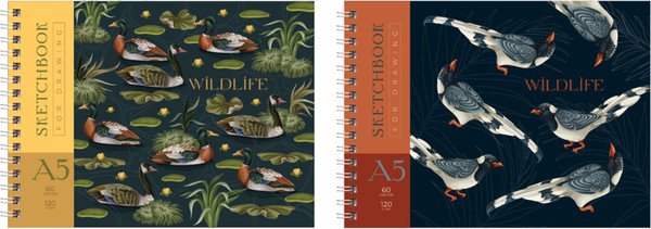 Изображение товара Скетчбук BG Птицы / СА560гр_57139 (60л)