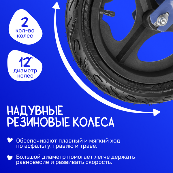 Изображение товара Беговел NINO PU (синий)