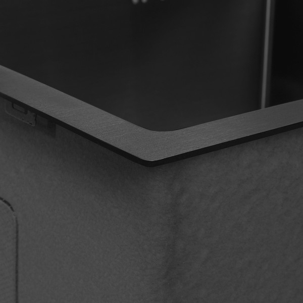 Изображение товара Мойка кухонная Arfeka Eco AR 50x50 (Black PVD Nano Decor Volcanic Rock)
