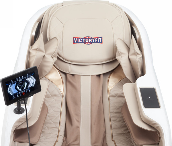 Изображение товара Массажное кресло VictoryFit VF-M91 (белый/бежевый)