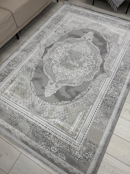 Изображение товара Ковер Radjab Carpet Афина Прямоугольник 1032A / 12967RK (3x5, Grey/Beige)
