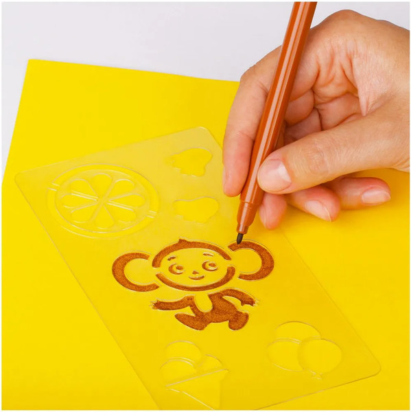 Изображение товара Трафарет Мульти-пульти Чебурашка / ТРЧБ_53020 (3шт)